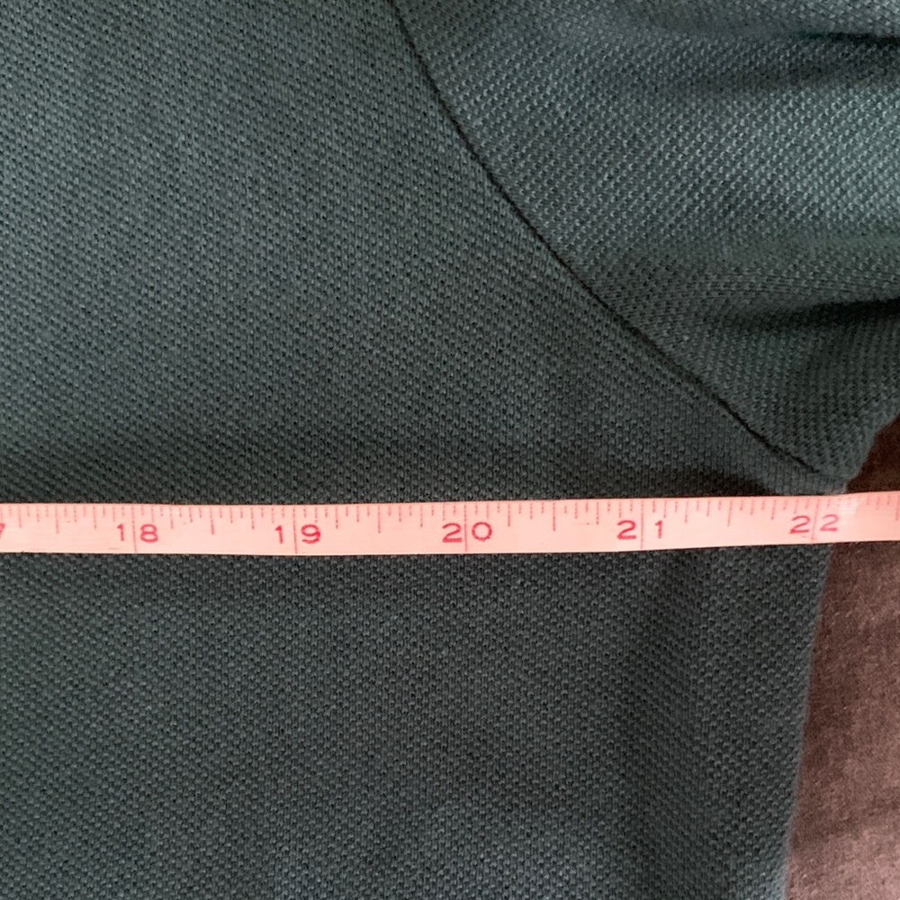 Lacoste Men's Green LS Polo Shirt - Picture 6 of 11